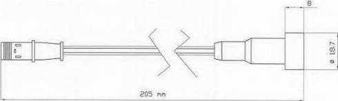Duron FAI205 - Indikators, Bremžu uzliku nodilums autodraugiem.lv