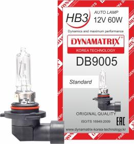 Dynamatrix DB9005 - Kvēlspuldze, Pamatlukturis autodraugiem.lv