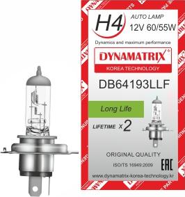 Dynamatrix DB64193LLF - Kvēlspuldze, Pamatlukturis autodraugiem.lv