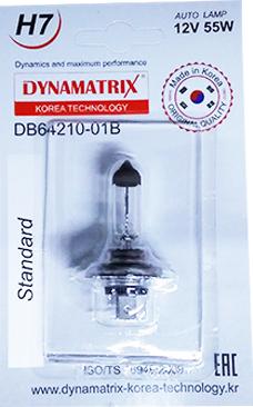 Dynamatrix DB64210-01B - Kvēlspuldze, Pamatlukturis autodraugiem.lv