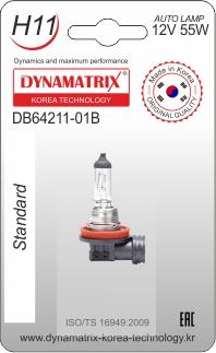 Dynamatrix DB64211-01B - Kvēlspuldze, Pamatlukturis autodraugiem.lv