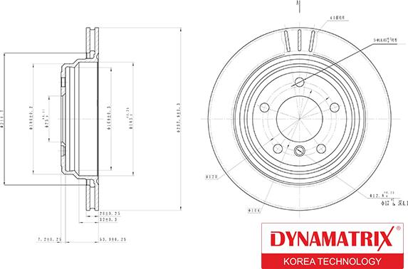 Dynamatrix DBD836 - Bremžu diski autodraugiem.lv