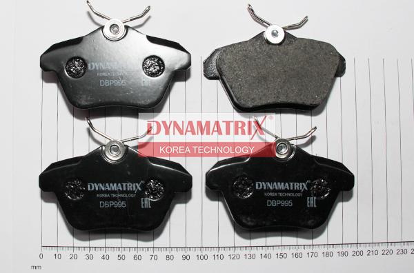 Dynamatrix DBP995 - Bremžu uzliku kompl., Disku bremzes autodraugiem.lv