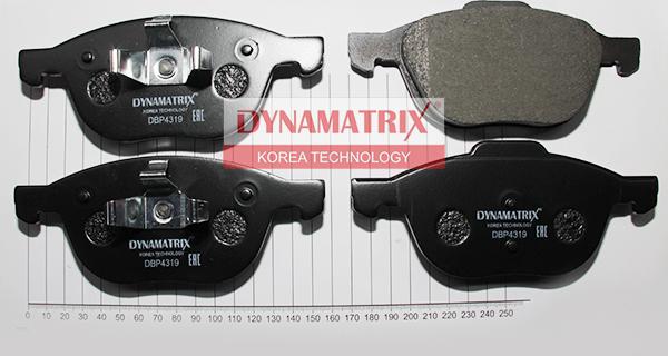 Dynamatrix DBP4319 - Bremžu uzliku kompl., Disku bremzes autodraugiem.lv