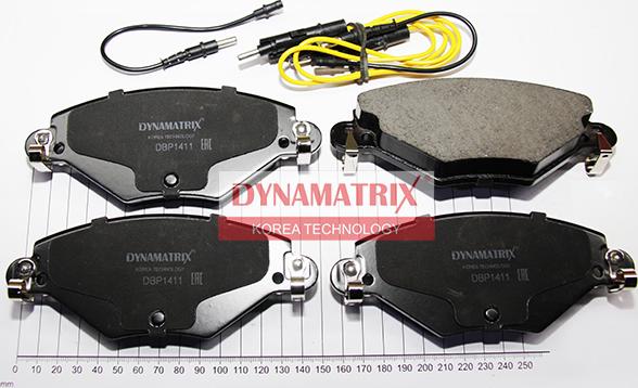Dynamatrix DBP1411 - Bremžu uzliku kompl., Disku bremzes autodraugiem.lv