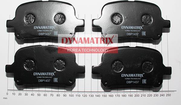 Dynamatrix DBP1437 - Bremžu uzliku kompl., Disku bremzes autodraugiem.lv