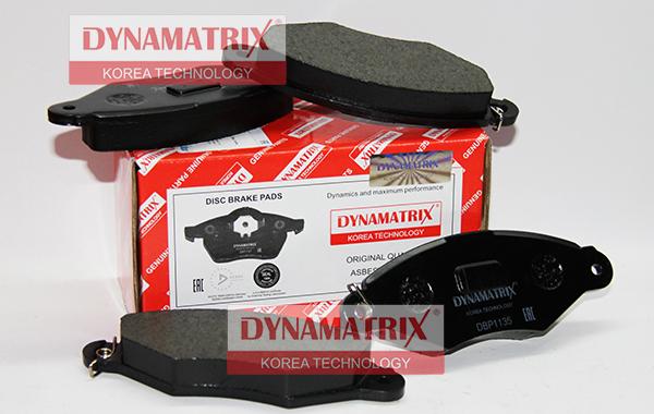 Dynamatrix DBP1135 - Bremžu uzliku kompl., Disku bremzes autodraugiem.lv