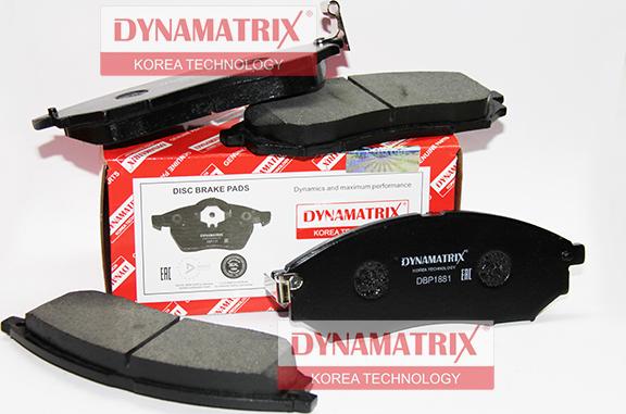 Dynamatrix DBP1881 - Bremžu uzliku kompl., Disku bremzes autodraugiem.lv