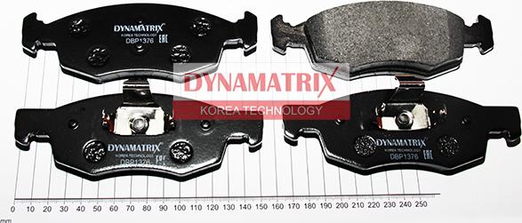 Dynamatrix DBP1376 - Bremžu uzliku kompl., Disku bremzes autodraugiem.lv