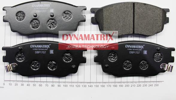 Dynamatrix DBP1707 - Bremžu uzliku kompl., Disku bremzes autodraugiem.lv