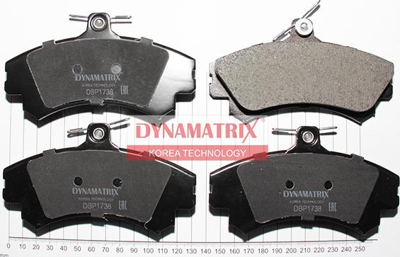 Dynamatrix DBP1738 - Bremžu uzliku kompl., Disku bremzes autodraugiem.lv