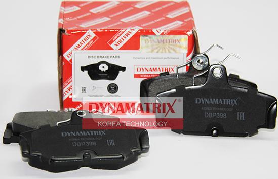 Dynamatrix DBP398 - Bremžu uzliku kompl., Disku bremzes autodraugiem.lv