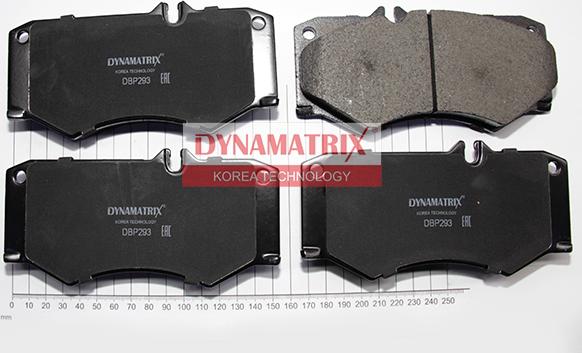 Dynamatrix DBP293 - Bremžu uzliku kompl., Disku bremzes autodraugiem.lv