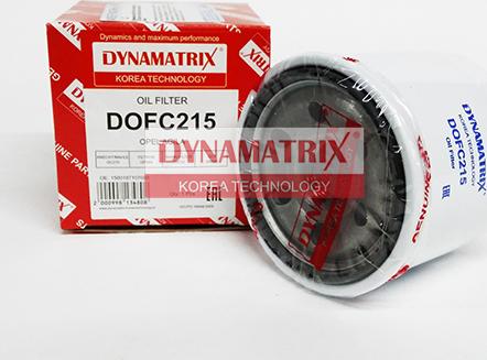 Dynamatrix DOFC215 - Eļļas filtrs autodraugiem.lv