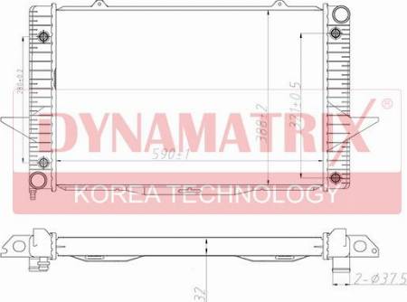 Dynamatrix DR65539A - Radiators, Motora dzesēšanas sistēma autodraugiem.lv