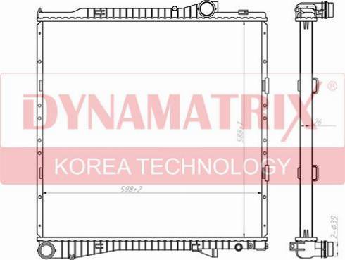 Dynamatrix DR60788A - Radiators, Motora dzesēšanas sistēma autodraugiem.lv