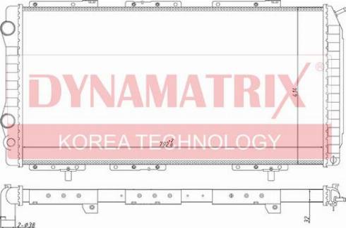 Dynamatrix DR61390 - Radiators, Motora dzesēšanas sistēma autodraugiem.lv