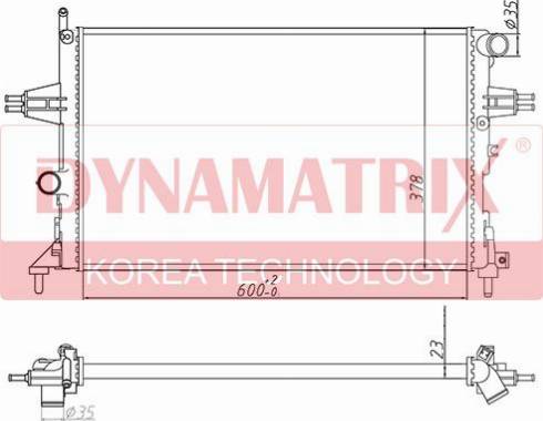 Dynamatrix DR63006A - Radiators, Motora dzesēšanas sistēma autodraugiem.lv