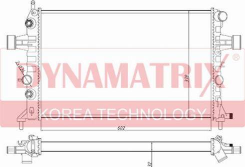 Dynamatrix DR63003A - Radiators, Motora dzesēšanas sistēma autodraugiem.lv