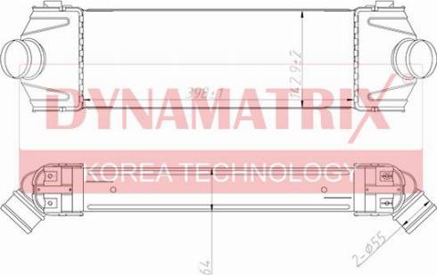 Dynamatrix DR67022 - Radiators, Motora dzesēšanas sistēma autodraugiem.lv