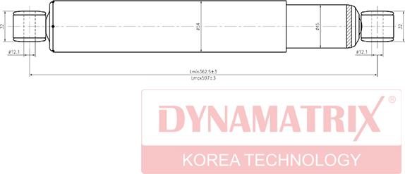 Dynamatrix DSA443170 - Amortizators autodraugiem.lv