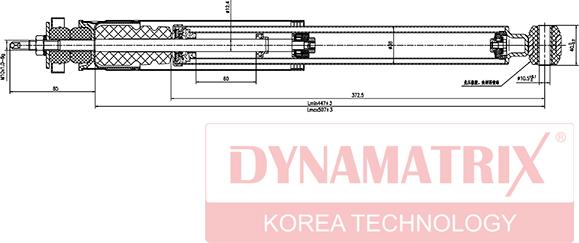 Dynamatrix DSA553198 - Amortizators autodraugiem.lv