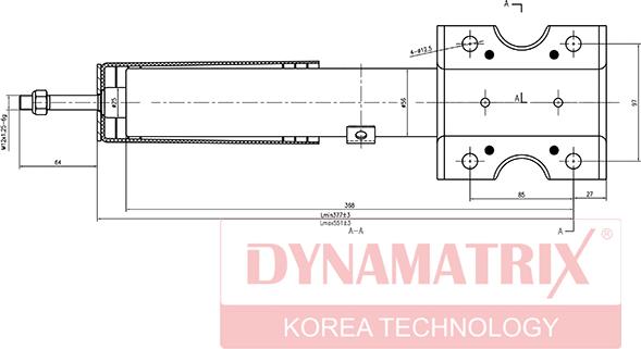 Dynamatrix DSA635800 - Amortizators autodraugiem.lv