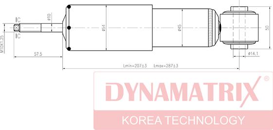 Dynamatrix DSA344261 - Amortizators autodraugiem.lv