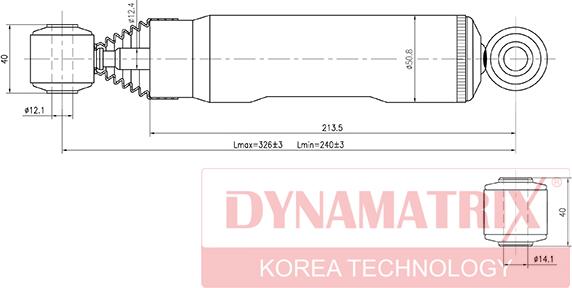 Dynamatrix DSA341166 - Amortizators autodraugiem.lv