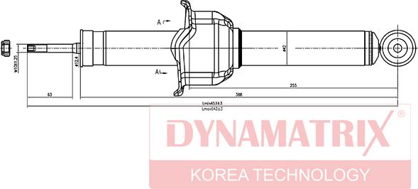 Dynamatrix DSA341261 - Amortizators autodraugiem.lv