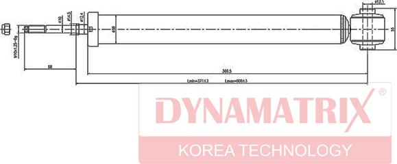 Dynamatrix DSA348002 - Amortizators autodraugiem.lv