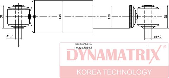 Dynamatrix DSA343269 - Amortizators autodraugiem.lv
