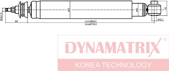 Dynamatrix DSA343216 - Amortizators autodraugiem.lv