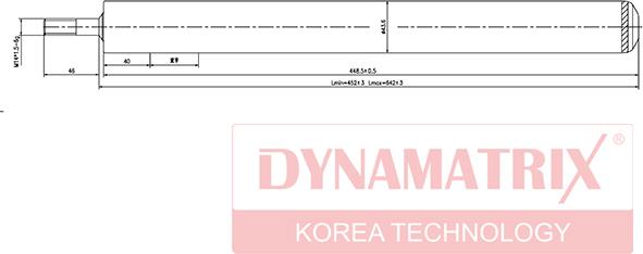 Dynamatrix DSA365505 - Amortizators autodraugiem.lv