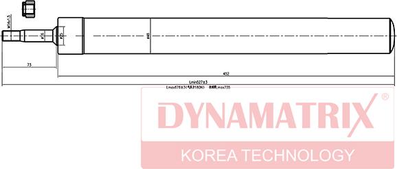 Dynamatrix DSA366007 - Amortizators autodraugiem.lv