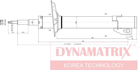 Dynamatrix DSA314572 - Amortizators autodraugiem.lv