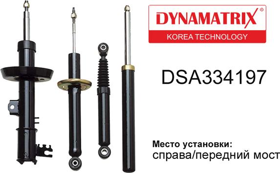 Dynamatrix DSA334197 - Amortizators autodraugiem.lv