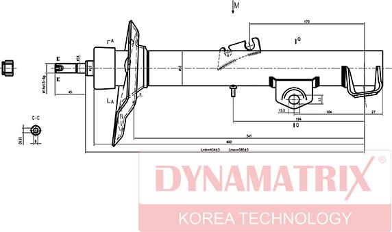 Dynamatrix DSA333909 - Amortizators autodraugiem.lv