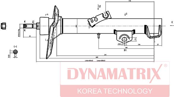 Dynamatrix DSA333910 - Amortizators autodraugiem.lv