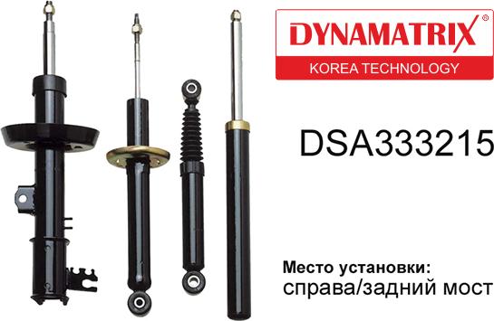 Dynamatrix DSA333215 - Amortizators autodraugiem.lv