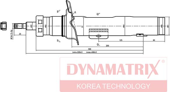 Dynamatrix DSA333728 - Amortizators autodraugiem.lv