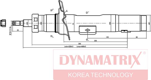 Dynamatrix DSA333727 - Amortizators autodraugiem.lv