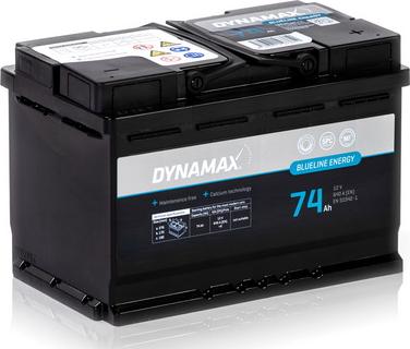 Dynamax 635519 - Startera akumulatoru baterija autodraugiem.lv
