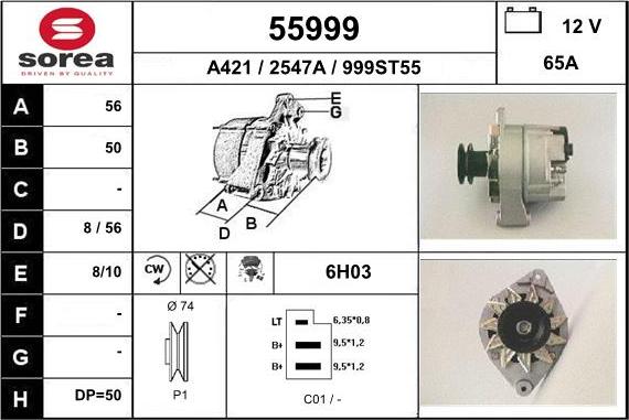 EAI 55999 - Ģenerators autodraugiem.lv