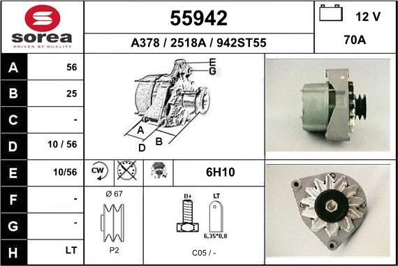 EAI 55942 - Ģenerators autodraugiem.lv