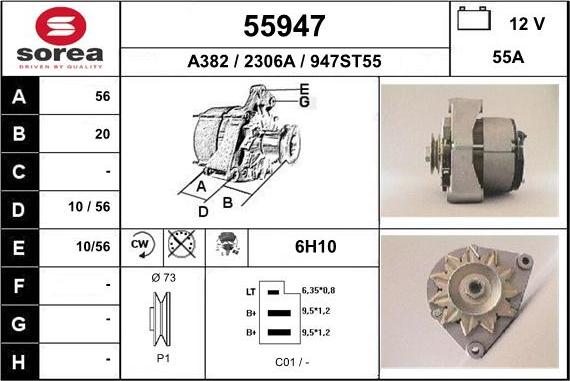 EAI 55947 - Ģenerators autodraugiem.lv