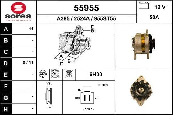 EAI 55955 - Ģenerators autodraugiem.lv