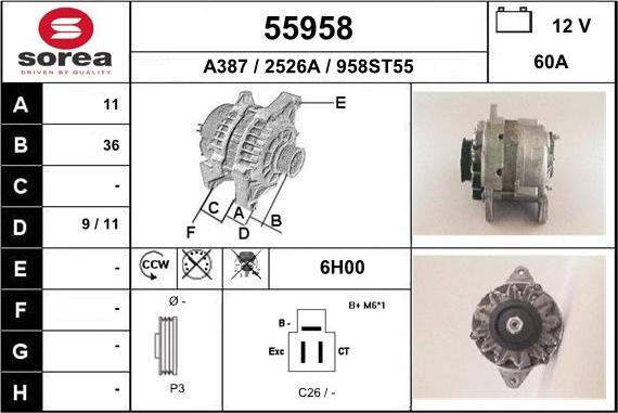EAI 55958 - Ģenerators autodraugiem.lv