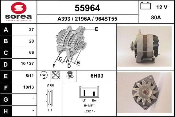 EAI 55964 - Ģenerators autodraugiem.lv
