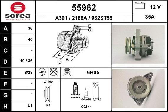 EAI 55962 - Ģenerators autodraugiem.lv